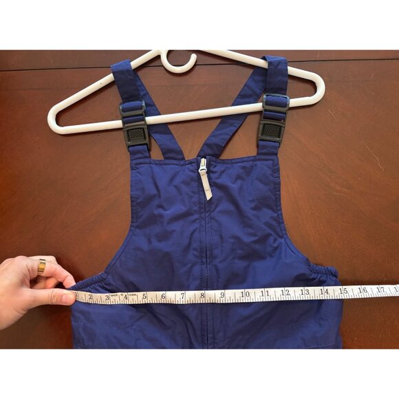 Lands’ End Kids Squall Waterproof Iron Knee Bib Snow Ski Pants Overalls Size 12 - Picture 10 of 12